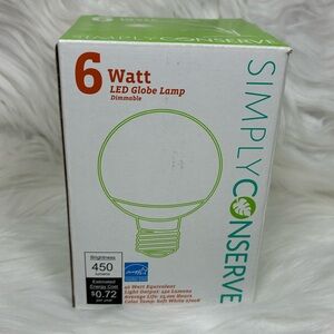 6W LED Globe Lamp - Soft White